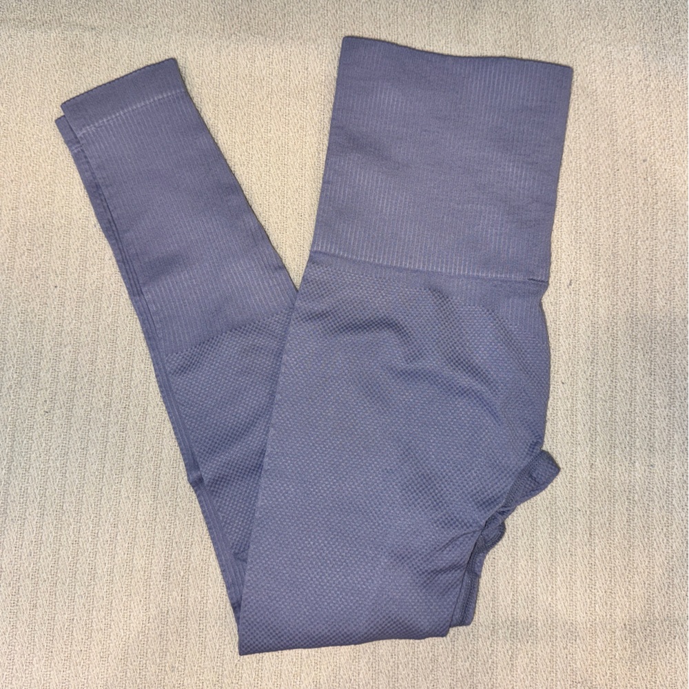 SAVVI Women's High-Waisted Purple Sommer Leggings